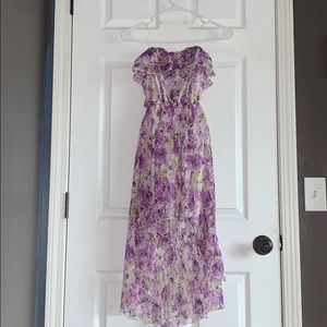 Sleeveless floral dress